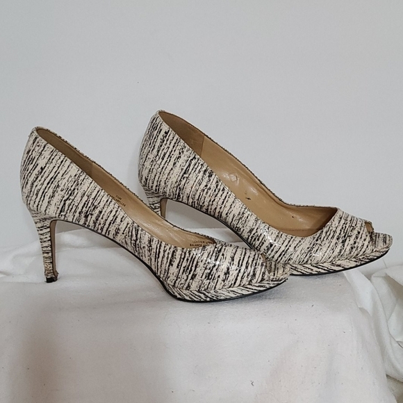 Enzo Angiolini peep toe pumps size 7 1/2 - Picture 10 of 12